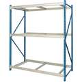 Hallowell 3 Shelf, Starter Bulk Storage Rack; 3000 lb. Shelf Weight Capacity, 24" D x 87" H x 96" W, No Decking