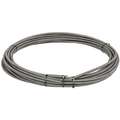 Ridgid Drain Cleaning Cable: 3/8 in Dia., 75 ft Lg., Integral Wound, Coupling, C-32IW
