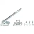 Conventional Rotating Eye Hasp, 7/8"H x 1-1/2"W x 4-1/2"L, Zinc Plated Finish