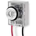 Intermatic Photocontrol: 120V AC, 1,800 W Max. Watt, 15 A Max. Incandescent Amps, 8.3 A Max. Ballast Amps, SPST