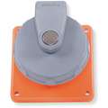 Hubbell Wiring Device-Kellems 30 Amp, 1-Phase Zytel 101 Nylon Watertight Pin and Sleeve Receptacle, Orange