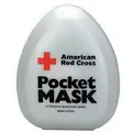 CPR Mask, 1 People Served, Number of Components 4, Plastic, 5 1/2" Height, 4 1/2" Width