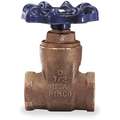 Nibco FNPT Gate Valve, Inlet to Outlet Length: 2-5/16", Pipe Size: 1", Max. Fluid Temp.: 200&deg;F