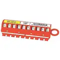 3M Red Wire Marker Dispenser w/Tape, Polypropylene dispenser filled with Polyester film tape