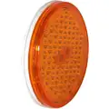 Truck-Lite 44212Y Super 44, Round Strobe Light with Fit 'N Forget S.S. Connection, Amber