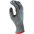 Showa Arc Flash Gloves, Black/Gray, Kevlar, Modacrylic, and Fibreglass with Neoprene Palm Coating, Size M