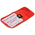 Lock Out/Tag Out Bag, 6" x 14", Safety Orange
