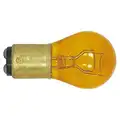 Mini Bulb, Trade Number 1157NA, 27/8 Watts, S8, Double Contact Index, Amber