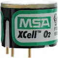 Msa Replacement Sensor: Oxygen, 0 to 30% Vol Sensor Range, 0.1% Vol Resolution, -10&deg; to 40&deg; C