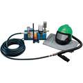 Supplied Air Pump Package Not for Silica, 3/4 HP, People Served: 1, Headgear Included: Nova 2000 Ab