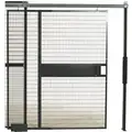 Wirecrafters Sliding Door, Material: Woven Wire, Overall Height: 12 ft. 5-1/4", Overall Width: 4 ft. 4"