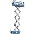 Electric Scissor Lift, Yes Drive, DC Power Source, 32 ft. Max. Work Height, 500 lb. Load Capacity