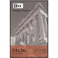 DAX Coloredge Poster Frame: 36 x 24 in Frame Size, Mylar, Black