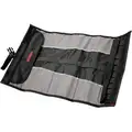 Wrench Roll Case, Black/Gray with Red Trim Polyester, 14" Height, 22-1/2" Width, 1/2" Depth