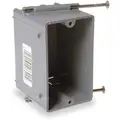 Raco Electrical Box, Thermoplastic, 2-13/16" Nominal Depth, 2-1/4" Nominal Width, 3-5/8" Nominal Length