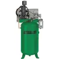 1 Phase - Electrical Vertical Tank Mounted 7.50HP - Air Compressor Stationary Air Compressor, 80 gal