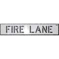 Stencil,Fire Lane,12 x 9 In.