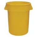 Trash Receptacle,32GAL, Yellow