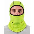 N-Ferno By Ergodyne Balaclava, Universal, Fitted Adjustment Type, Lime, Covers Head, Face, Over The Head