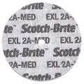 Scotch-Brite 1" Deburring and Finishing Unitized Wheel, 1" W, 3/16" Mounting Size, Medium Aluminum Oxide