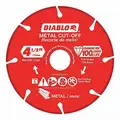 Diablo Angle Grinders, Circular Saws, Diamond Saw Blade, Metal Materials Cut, 4-1/2" Blade Dia.