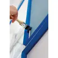 Shurtape Paper Painters Masking Tape, Rubber Tape Adhesive, 5.60 mil Thick, 36mm X 55m, Blue, 1 EA