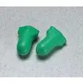 Contoured-T Ear Plugs, 30 dB Noise Reduction Rating NRR, Corded, M, Green, PK 100