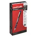 Uni-Ball Rollerball Pens, Pen Tip 0.7 mm, Barrel Material Plastic, Barrel Color Gray, Pen Grip Textured