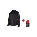 Milwaukee Men's Insulated Heated Jacket without Hood; Black, X-Large
