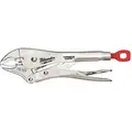 Curved Jaw Locking Pliers, Jaw Capacity: 2", Jaw Length: 1-3/16", Jaw Thickness: 31/64"