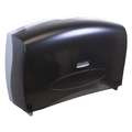 Kimberly-Clark Toilet Paper Dispenser, Scott« EssentialÖ, Black, Jumbo Core, (2) Rolls Dispenser Capacity