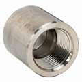 316 Stainless Steel Cap, FNPT, 1/2" Pipe Size - Pipe Fitting