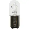 Trade Number C240-1, 7.0 Watts Miniature Incandescent Bulb, T6, Double Contact Bayonet (BA15d)
