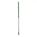 Broom Handle,Aluminum,Green,59"