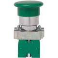 Power First Non-Illuminated Push Button, Type of Operator: 40mm Mushroom Head, Size: 22mm, Action: Momentary Pus