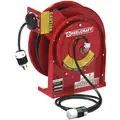 Reelcraft 120 VAC Heavy Industrial Retractable Cord Reel; Number of Outlets: 1, Cord Included: Yes