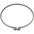 Drum Locking Ring: For 55 gal Drum Capacity, Bolt Lock, Haz Material Drums, Gray