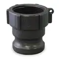 Cam and Groove Adapter: 3/4 in Coupling Size, 3/4 in Hose Fitting Size, 3/4 in -14 Thread Size, FNPT