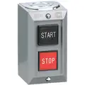 Square D Push Button Control Station, 2NO, Start/Stop, Push Button/Push Button, Number of Operators 2