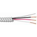 Metal Clad Armored Cable, MC ap, 10 AWG, 250 ft, Number of Conductors 3 with Bare AL Ground