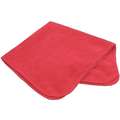 Medium Duty, Microfiber Cloth, Red, 12" x 12", PK 12