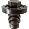 Hex Head Oil Drain Plug; M14-1.50 Thread Size, 20 mm Length Under Head