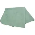 Medium Duty, Microfiber Cloth, Green, 12" x 12", PK 12