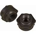 Ultratech Bulkhead Fitting, Polypropylene, For Use With Modular IBC Spill Pallets, 3" Length, 3" Width