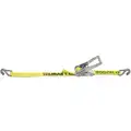 Tie Down Strap, 20 ft.L x 2"W, 1600 lb. Load Limit, Adjustment: Ratchet