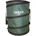 Unger Collapsible Litter Bag, 40 gal, Diameter 23", Height 27", Oxford Cloth, Green