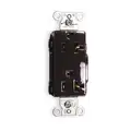 Hubbell Wiring Device-Kellems 20 A, Commercial, Receptacle, Brown, No Tamper Resistant