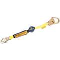 Dbi-Sala Stretchable Shock-Absorbing Tie-Back Lanyard, Number of Legs: 1, Working Length: 6 ft.