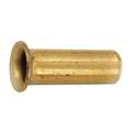 Insert: Brass, For 3/16 in Tube OD, Compression, 7/16 in Overall Lg