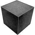 Polyurethane Cube: Charcoal, Open Cell, 1.45 lb/cu ft Density, Extra Soft (0 to 4 psi), Smooth, Cube